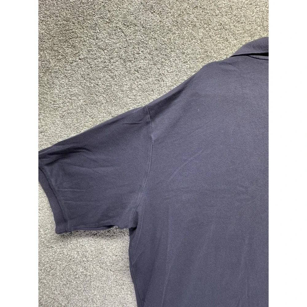 Vintage Polo Ralph Lauren Shirt Mens 3XLT Tall Dark Blue Red Pony Button Stretch